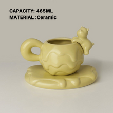 Bear Saucer Fat Mug