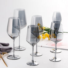 European Grey Wine Glasses