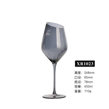 European Grey Wine Glasses