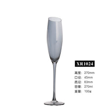 European Grey Wine Glasses