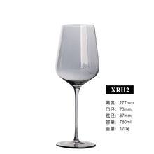 European Grey Wine Glasses