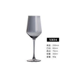 European Grey Wine Glasses
