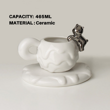 Bear Saucer Fat Mug