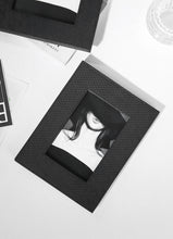 Modern luxury tan leather picture frame