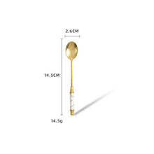 Golden Marble Streak Tableware