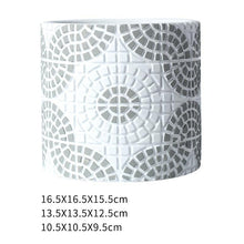 Mosaic desk planter | - Decorfur
