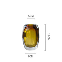 Double Tinted Glass Vases