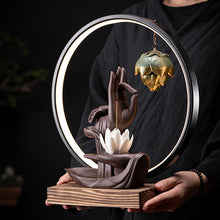 Vitakra mudra lamp & incense burner
