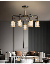 Jude Black Metal Crystal Chandelier