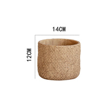 Jute Textured Cement Planter