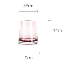 Penh Golden Rim Glass Vase