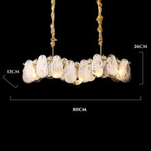 Cloud Smoky Glass Chandelier