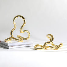 Titanium Gold Irregular Ring Decor