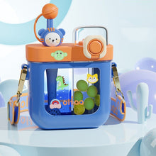 Double Sipper Cartoon Water Bottle