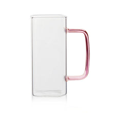 Square Coloured Handle Glass(SET OF 2)