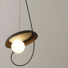 Iron Plate Moon Pendant Light