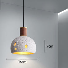 Concrete Hole Pendant Light