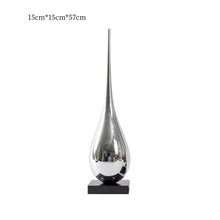 Water Drop Metal Decor
