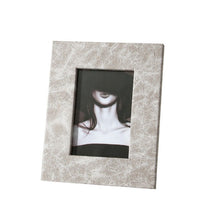 Pleated Leather Photo Frame