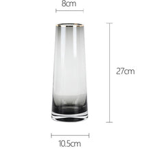 Penh Golden Rim Glass Vase