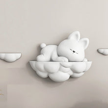 Sleeping Rabbit Three Dimensional Wall Hanging