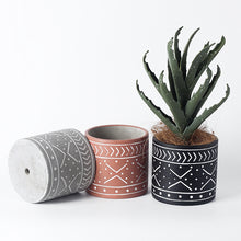 Tribal Hand Painted Planter | PLANTER - Decorfur