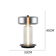 Postmodern living room designer desk lamp Nordic simple personality creative glass net red art bedside bedroom desk lamp. freeshipping - Decorfur