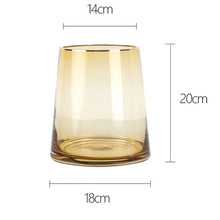 Penh Golden Rim Glass Vase
