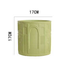 European style arched succulent planter