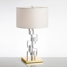 Crystal modern side table lamp