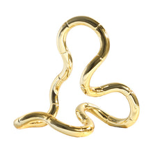 Titanium Gold Irregular Ring Decor