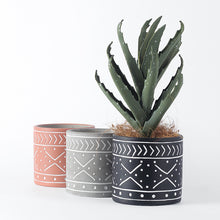 Tribal Hand Painted Planter | PLANTER - Decorfur