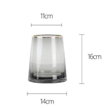 Penh Golden Rim Glass Vase
