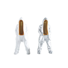 Silver mysterious figurine