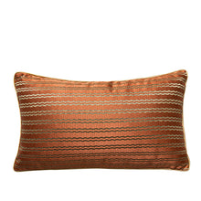 Orange Green Satin Pillow Cover (Set of 2)