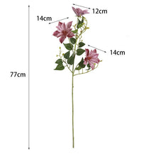 Clematis Artificial Flower Stick