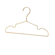 Golden clothes hanger