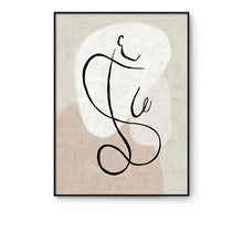 Single Line Character Painting