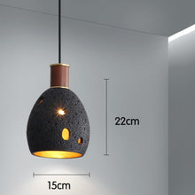 Concrete Hole Pendant Light