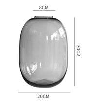 Glass vase flower