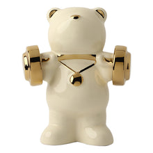 Sports Bear Beige and Golden Decor
