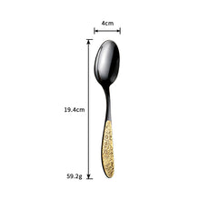 Flower Embossed Retro Cutlery