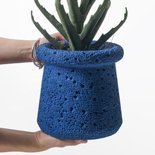 Lunar Texture Cement Planter