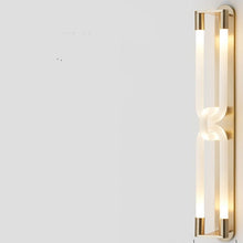 Glass Knot Long Wall Light
