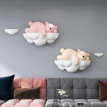 Cloud Bear Three Dimensional Wall Hanging