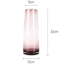 Penh Golden Rim Glass Vase