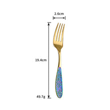 Flower Embossed Retro Cutlery