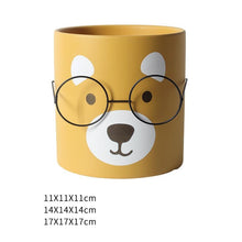 Cute abstract bear planter