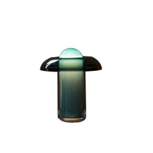 Nordic creative green glass table lamp