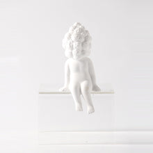 White Frosted Human Head Decor